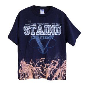 staind rock band 2005 tee